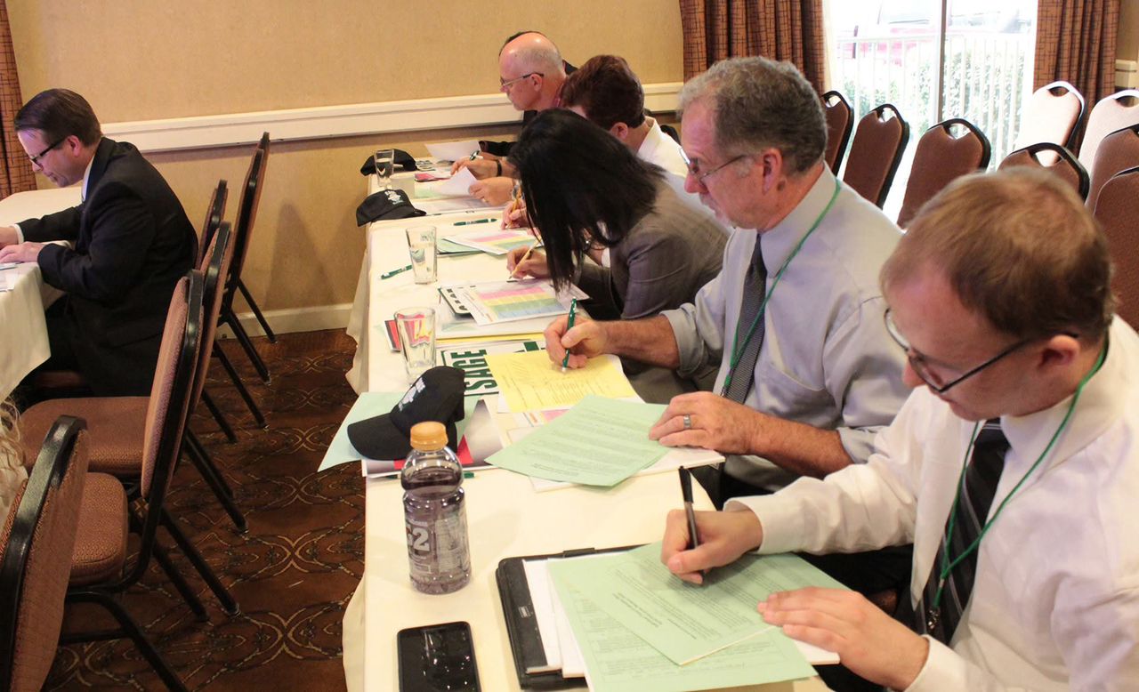 SAGE World Cup participants presenting